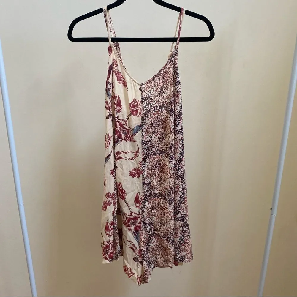 Free People Isabella romper mixed print